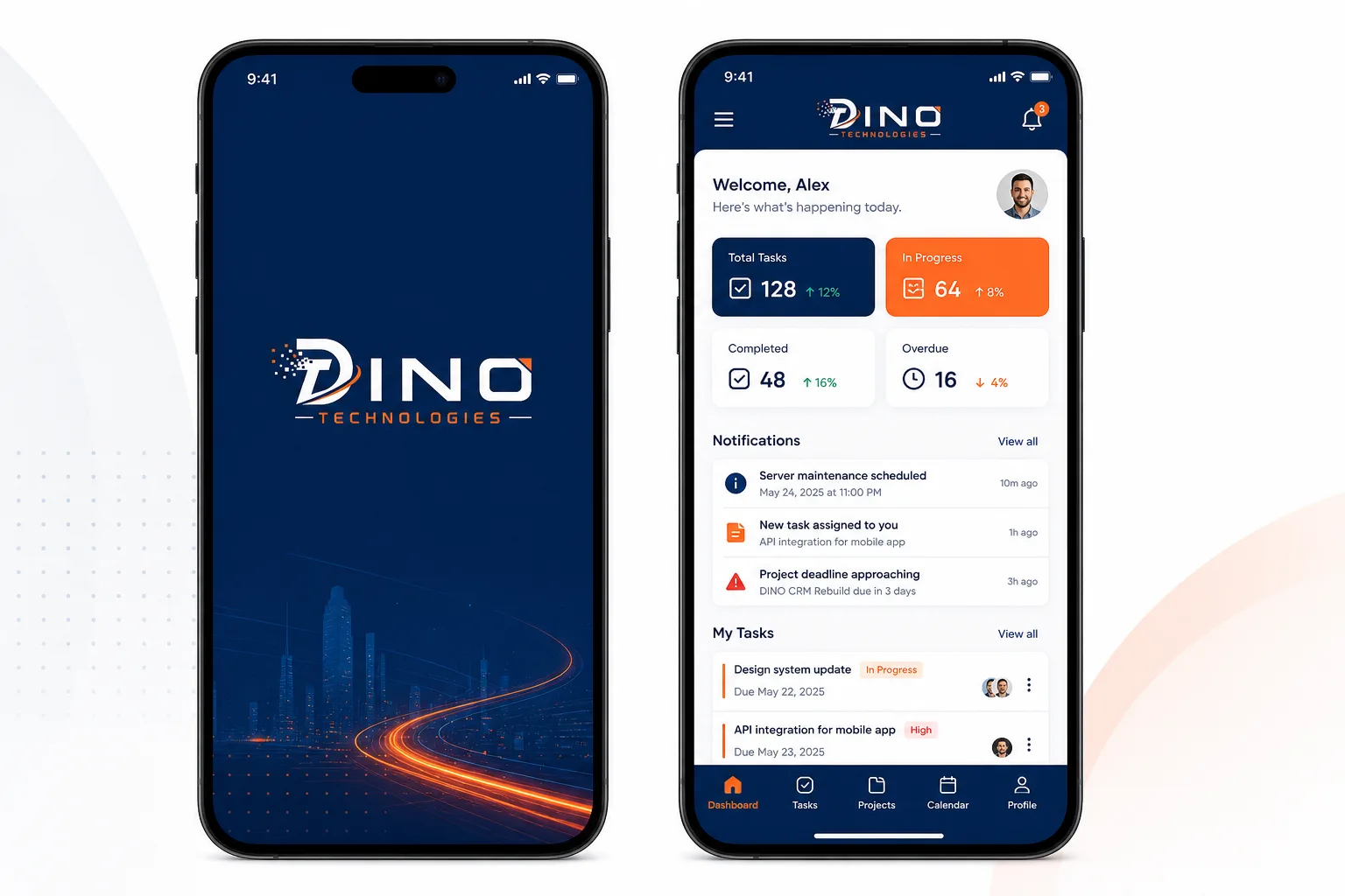 Business mobile application